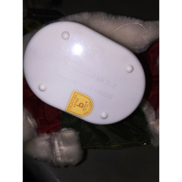 BRINN'S 1986 Musical Collectibles DOLL WHITE CHRISTMAS Red 12'' - Picture 7 of 9